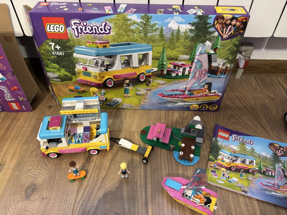 Lego friends 41681 kamper łódka