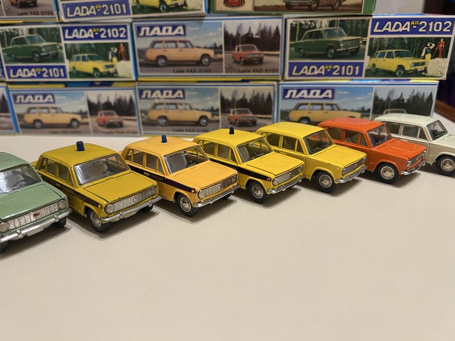 Модели авто СССР ВАЗ Масштаб 1/43