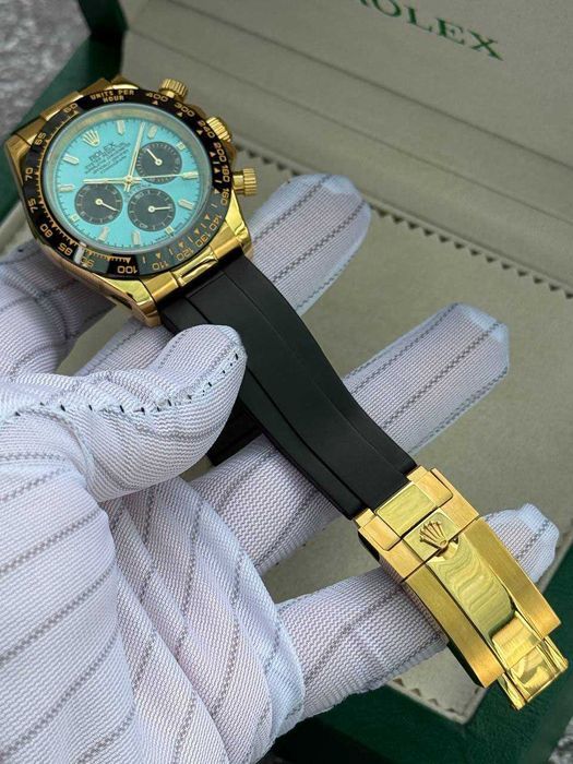 Швейцарские мужские часы Rolex Daytona Yellow Gold Daytona Tiffany