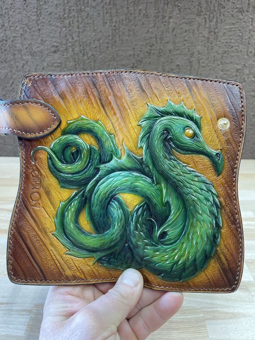 Жіночий шкіряний гаманець,ручна робота,натуральна шкіра, подарунок