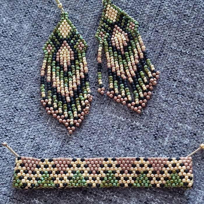 Bransoletka plus kolczyki