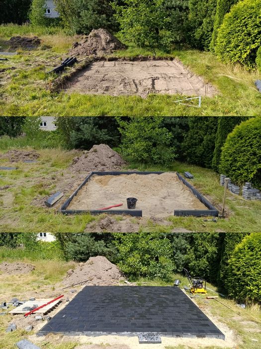 Układanie kostki brukowej