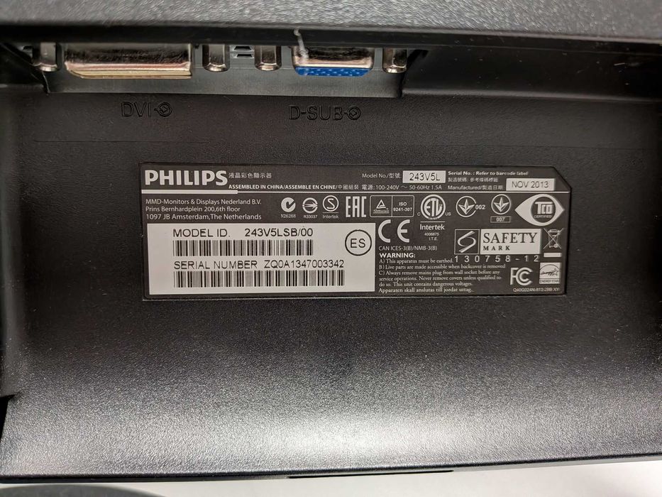 Monitor Philips  LCD ze SmartControl Lite 24"