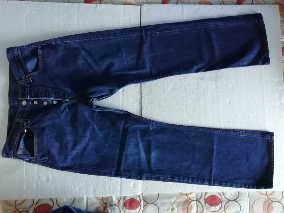Calças Ganga Azuis Levi Strauss & Co W33 L32