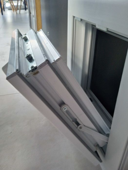Okno PCV 50x50 2-Szybowe U- Uchylne Gospodarcze Białe Nowe