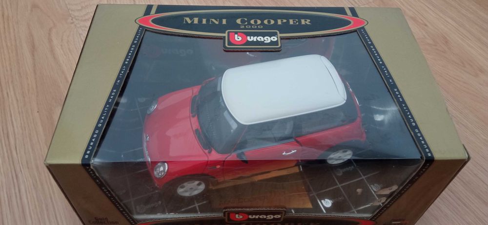 Mini Cooper coleção Burago sem uso