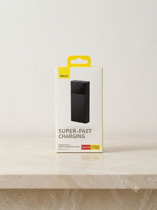 Павербанк BASEUS  ОРИГІНАЛ. Powerbank BASEUS Star-Lord Digital Display Fast Charge 20000mAh