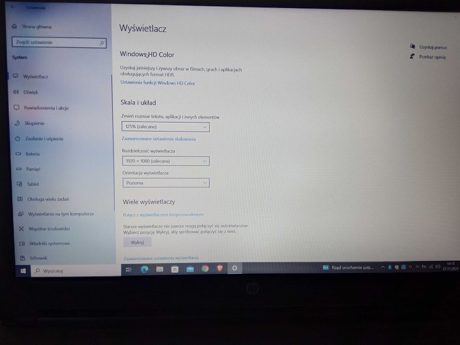 Laptop HP 650 15,6'' mocny procesor i5 8GB bateria Win10
