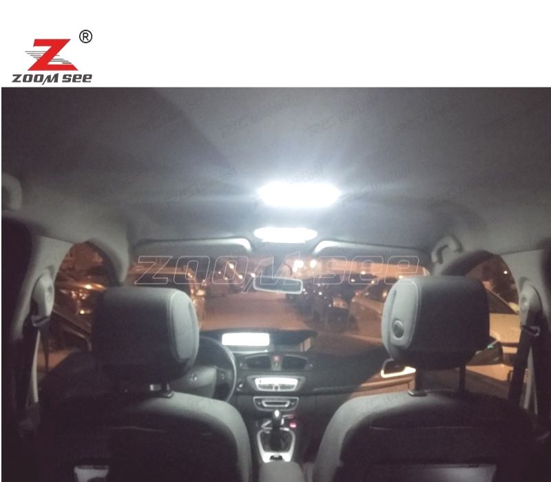 KIT COMPLETO DE 20 LÂMPADAS LED INTERIOR 09-16 RENAULT GRAND MODUS III 3 MK3