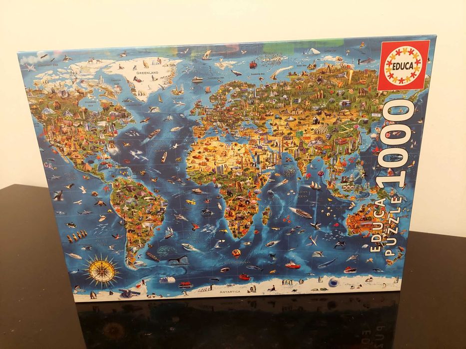 Quadro Puzzle com moldura 70x50cm