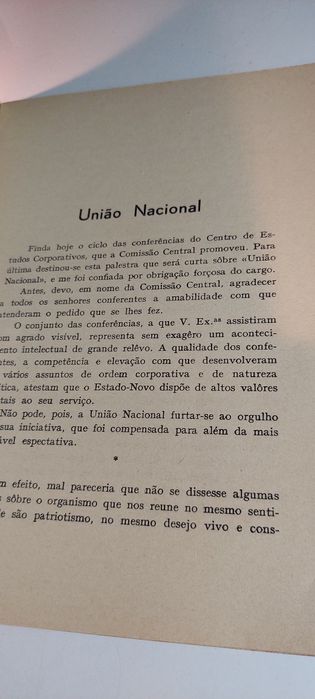 União Nacional, Conferência do Engenheiro Nobre Guedes (1936)