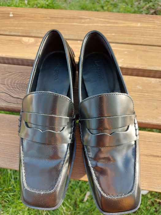 Buty/półbuty/ lofersy/ mokasyny czarne rozmiar 36