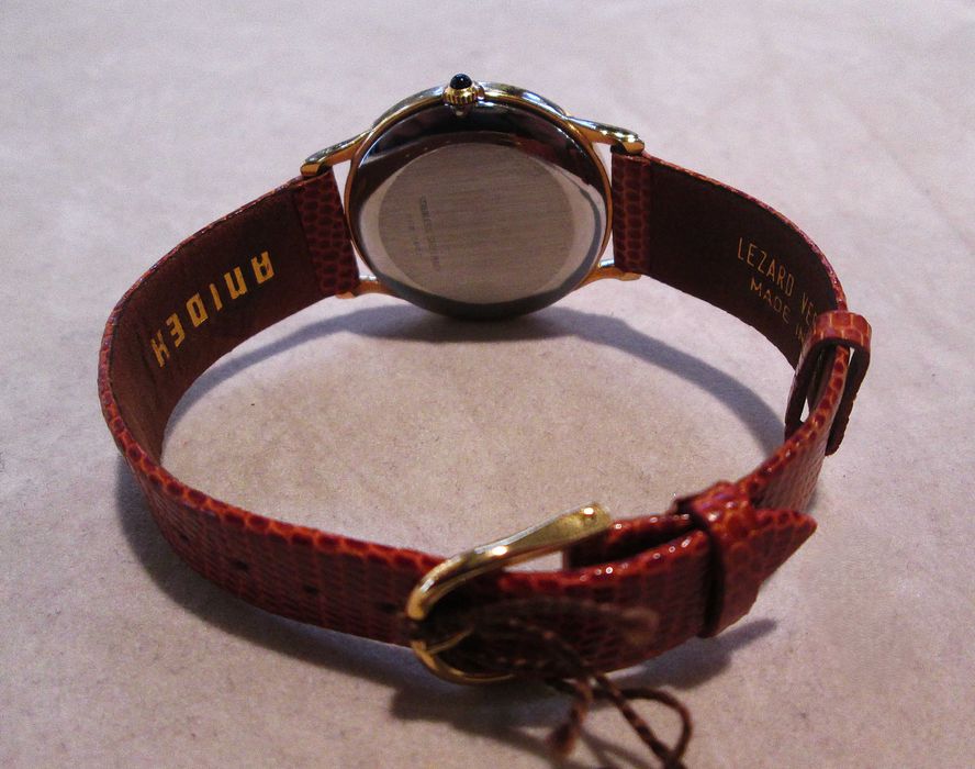 Antigo Relógio de Pulso EDOX c/ Mov. Mecânico - 1980 NOVO Stock Antigo