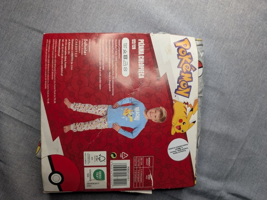 Nowa piżama Pokemon