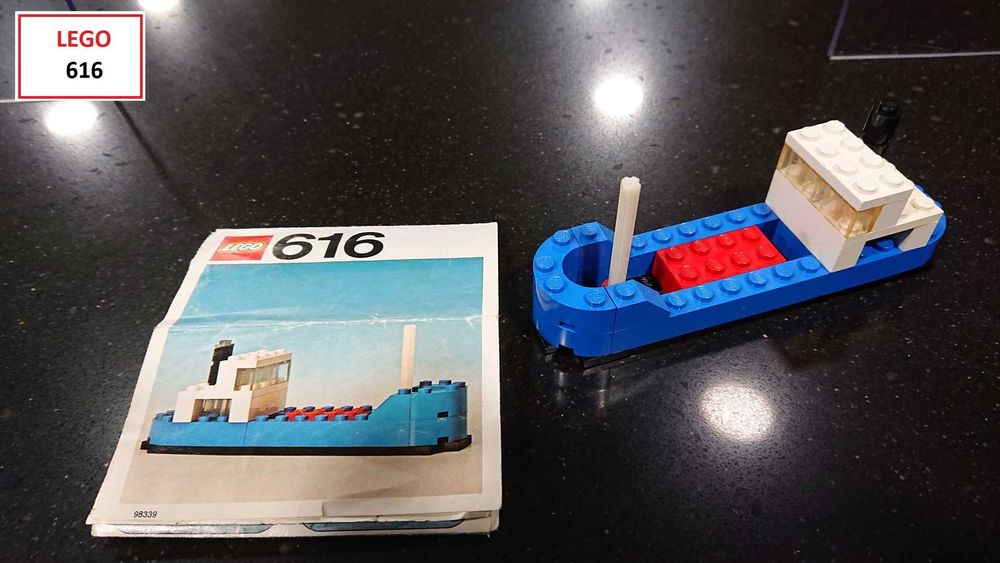 LEGO Anos 70:  697; 1611; 696; 690; 613; 612; 617