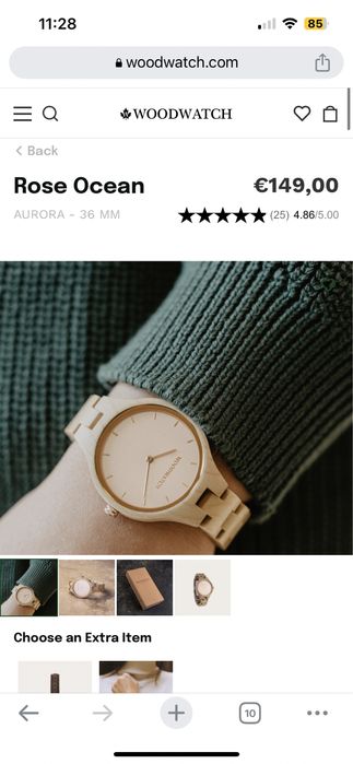 Relógio WoodWatch NOVO