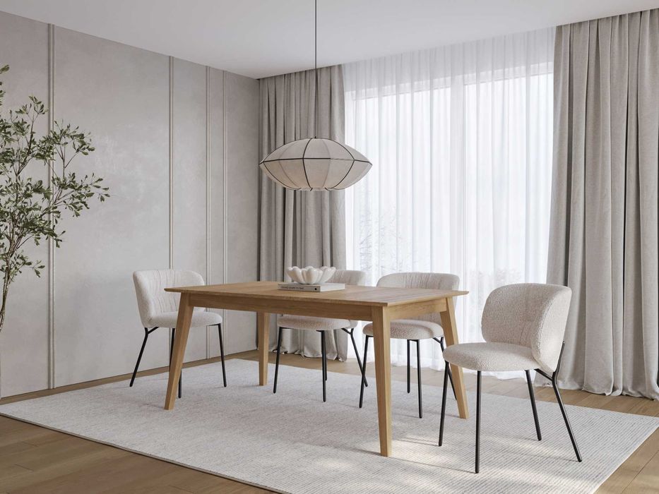 Stół drewniany dębowy lity rozkładany salon dostawa dostępny od ręki