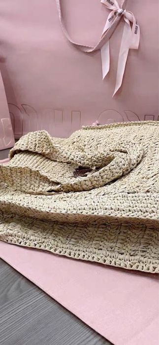 Torebka damska raffia