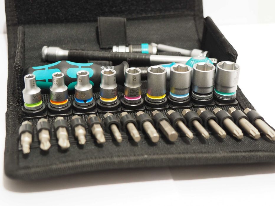 Wera zestaw bity nasadki klucze 8100 SA 6 grzechotka 1/4''