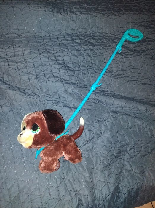 Furreal Walkalot piesek na smyczy, wydający dźwieki Hasbro.