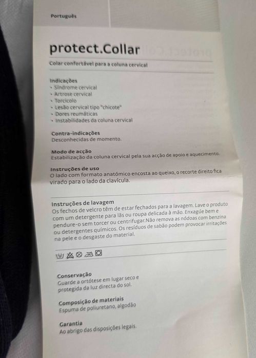 Colar cervical anatómico - azul - Nunca foi usado, por 9 euros