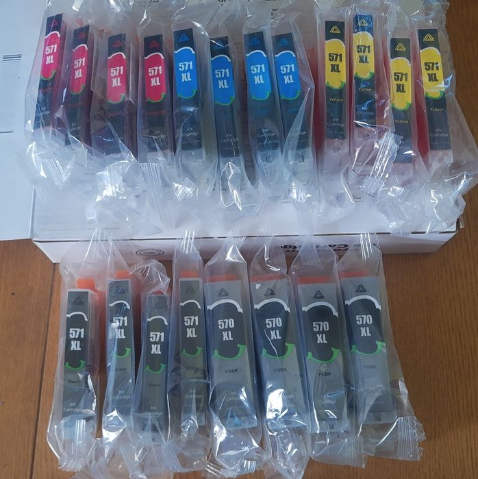 Zestaw, tusze Canon PIXMA 570 XL + 571 XL