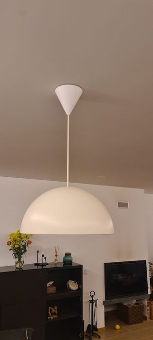 Os 2 candeeiros de tecto