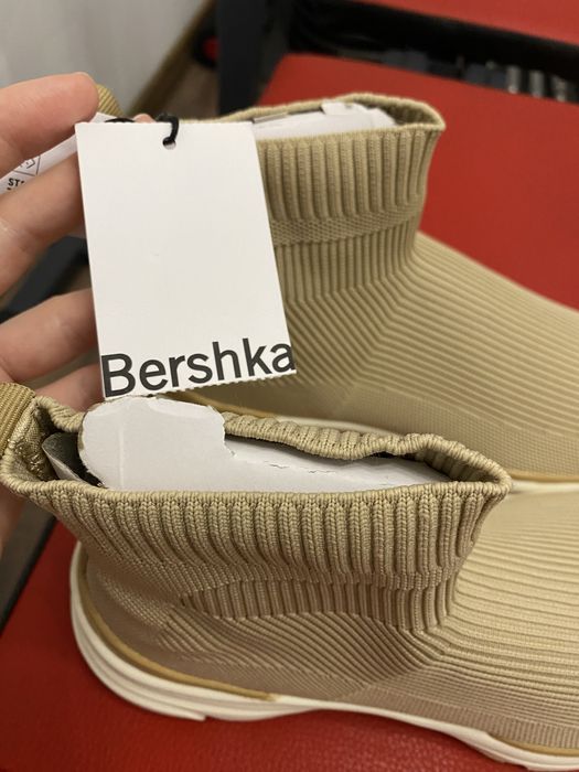 Buty bershka sneakersy skarpetkowe