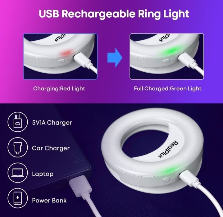 Лампа кольорова RGB Phone Ring Light