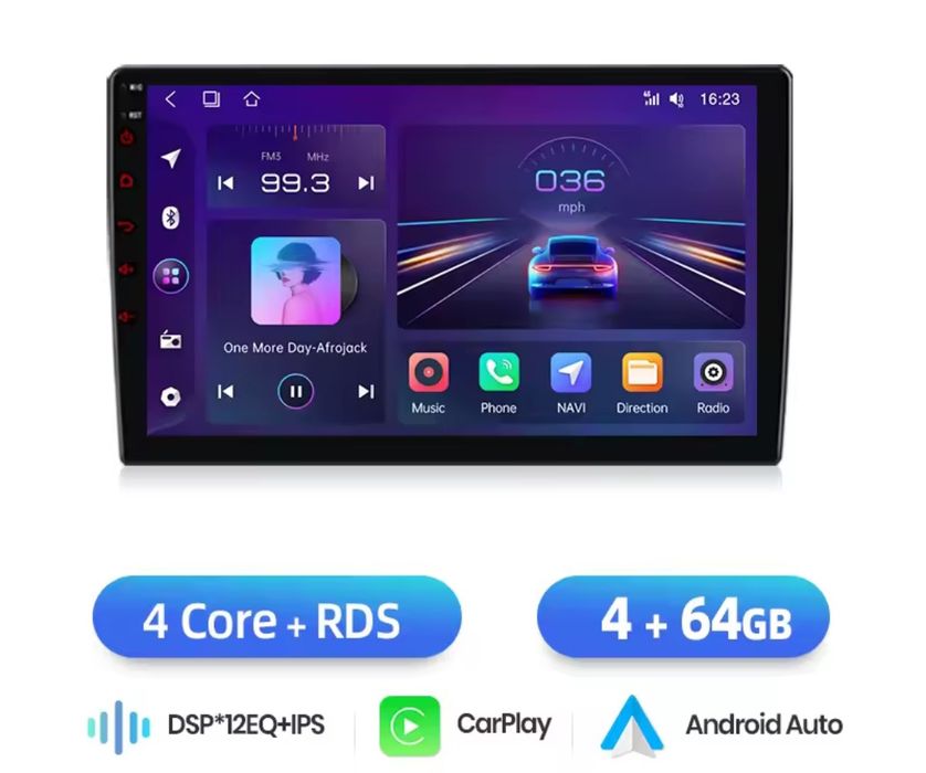 Rádio Mercedes Sprinter/VW Crafter (06-16) 4/64GB Carplay GPS Wi-Fi BT