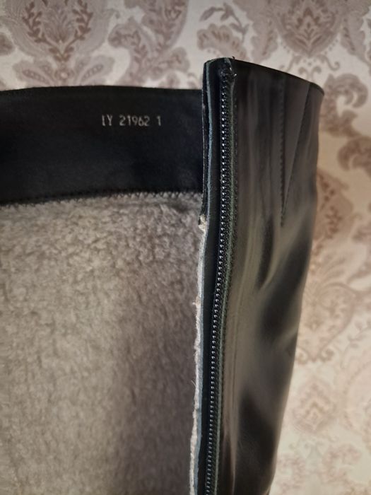 Женские зимние сапоги кожаные