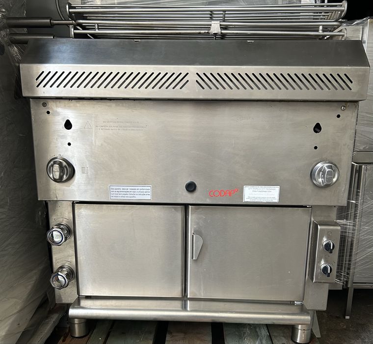 GRÉSILVA Grelhador Rotativo GHPI R2/800 =ULTIMO MODELO COM 1 ANO USO=