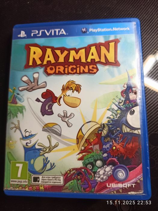 Картр,идж Nintendo Game Boy,  3 шт,Rayman Origins (PlayStation Vita,
