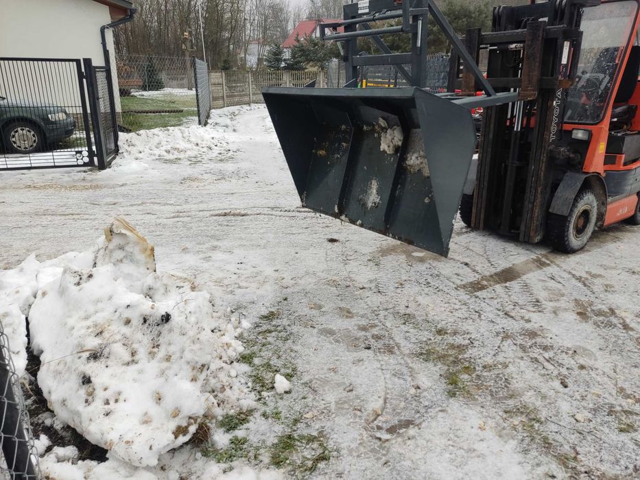 Łycha szufla pług do śniegu wózek widłowy