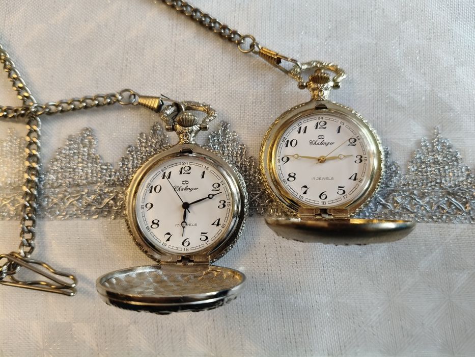 Zegarek męski mechaniczny kieszonkowy Chalenger