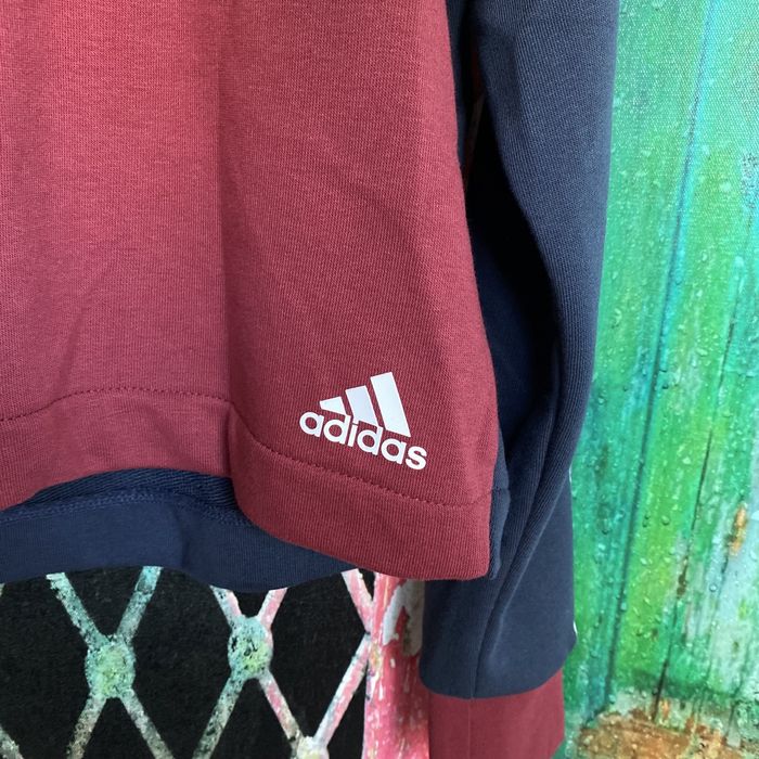 Bluza crewneck Adidas Three Stripes Drei Streifn Trois Bandes [XS]