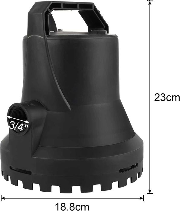 Pompa zatapialna automatyczna do brudnej wody 400W 8300L/H