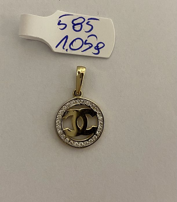 Nowa, ZŁOTA Zawieszka, 1,05 g, próba 585, 14K