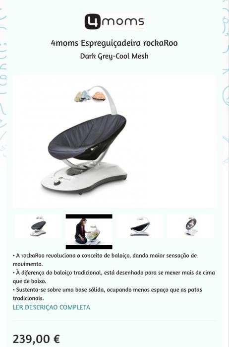 4moms espreguicadeira rockaRoo