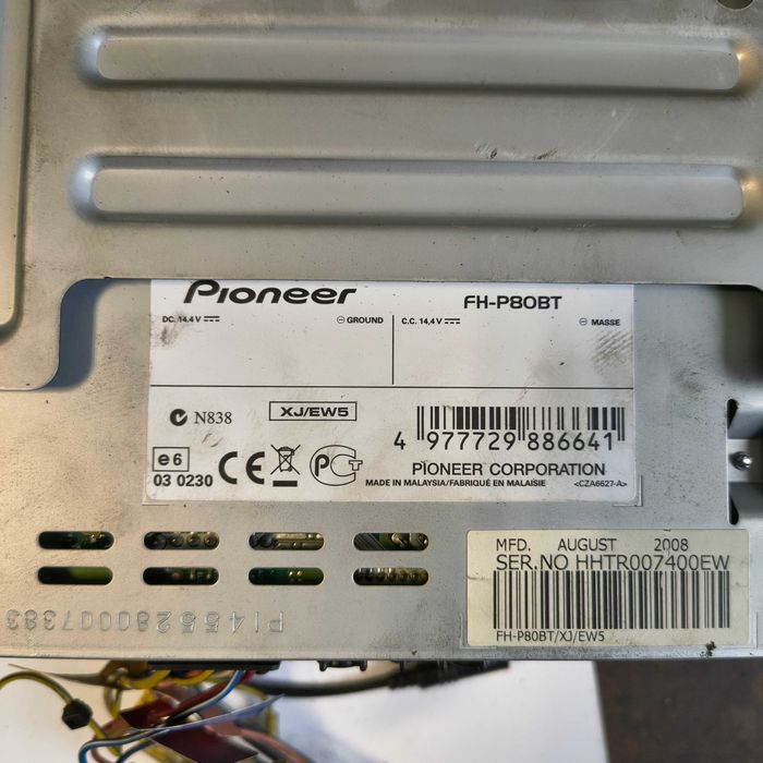 Radioodtwarzacz samochodowy Pioneer FH-P80BT FV Transport/Dostawa