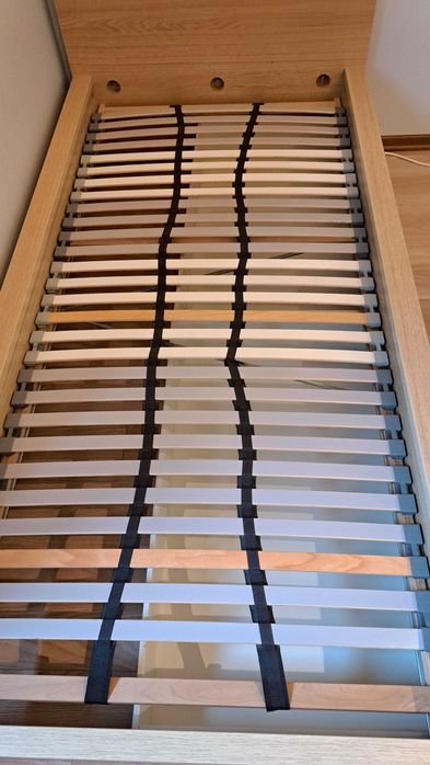 Łóżko Ikea MALM  90x200, szuflady, stelaż