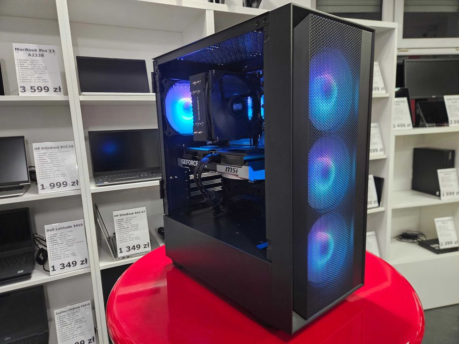 Nowy Komputer Gamingowy Ryzen 7 32GB 1TB RTX 5070 Win 11 Faktura 23%