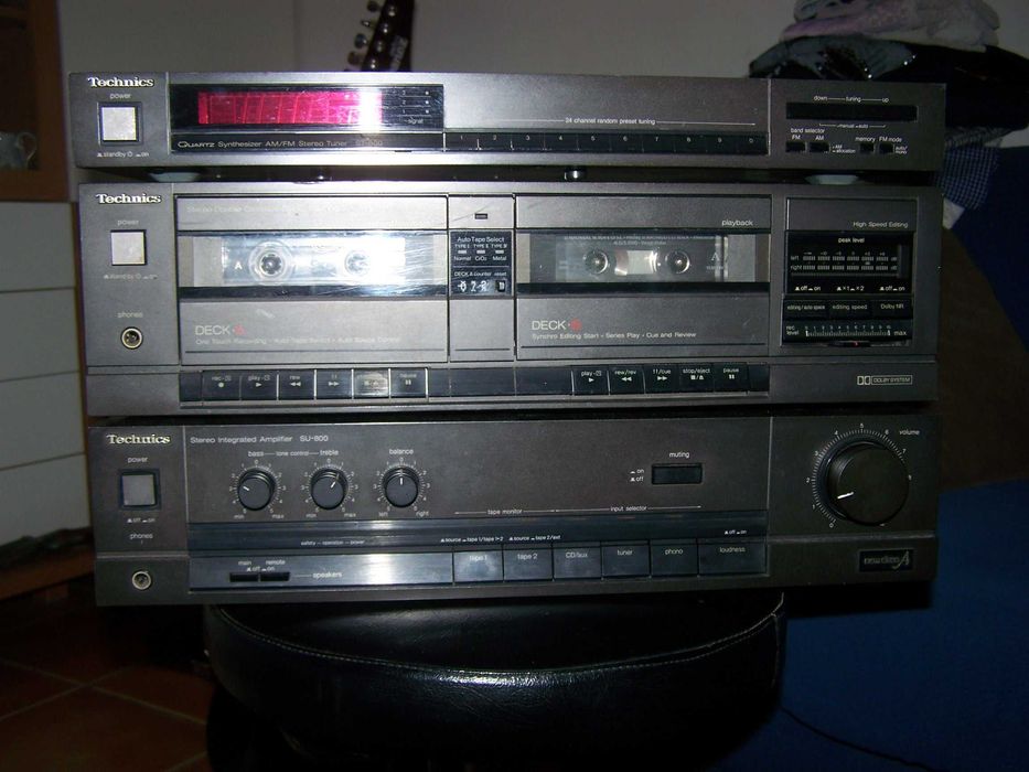 aparelhagem de som technics