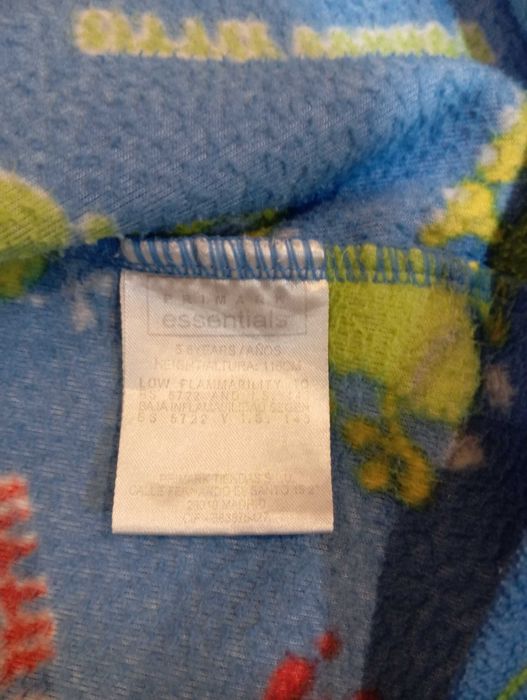 Szlafroki w potworki dla chłopca Primark 116