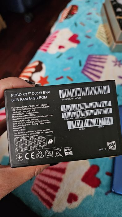 Smartphone/telemóvel Poco X3 NFC - 64GB azul