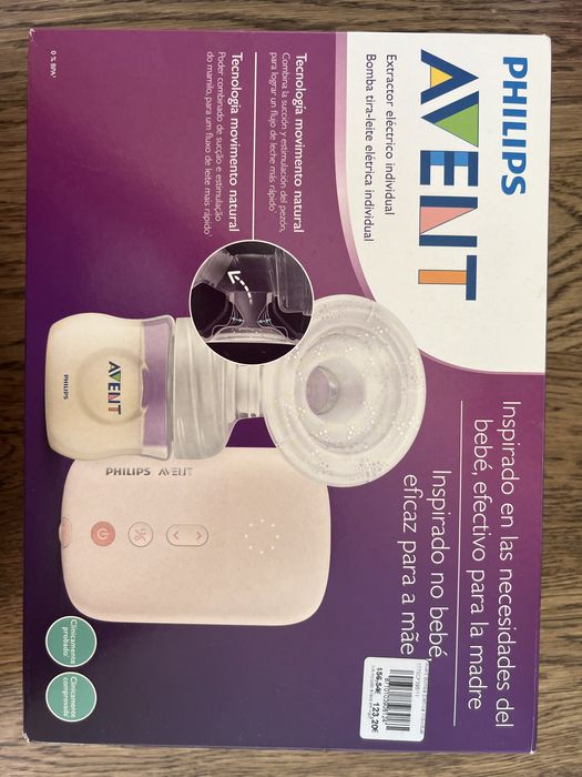 Bomba Tira Leite Eletrica Individual Avent
