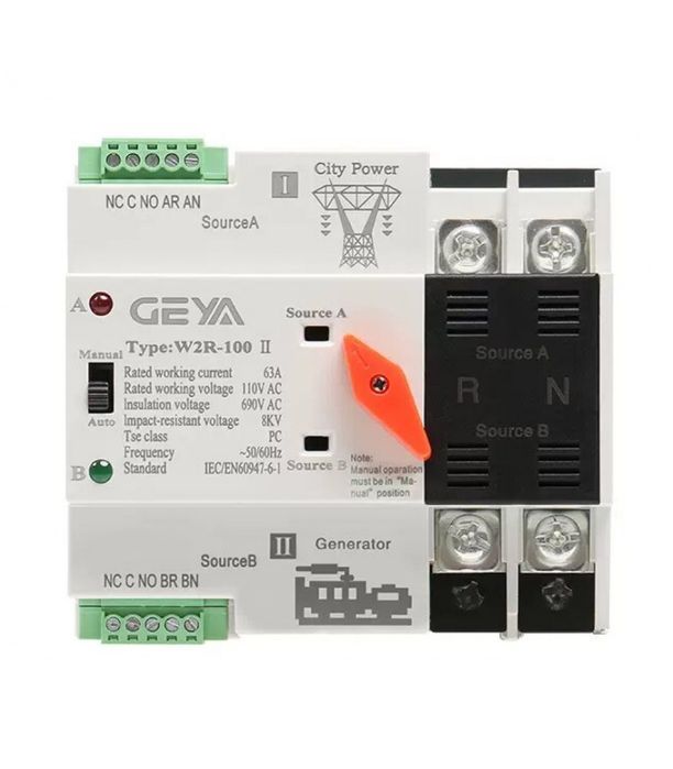 АВР Tomzn 25- 125А, 2р, 3р, 4р , оригінал