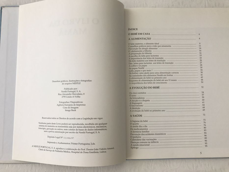 O livro da mamã - todos os cuidados a ter com o bebé