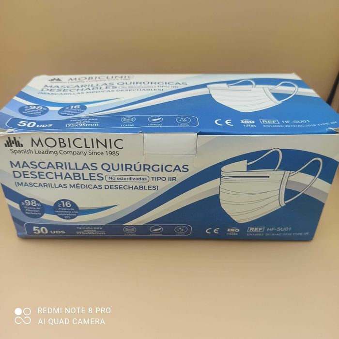 Mobiclinic maseczki medyczne (50 sztuk)