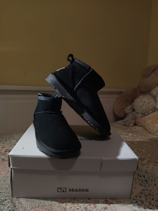 Botins pretos senhora número 37